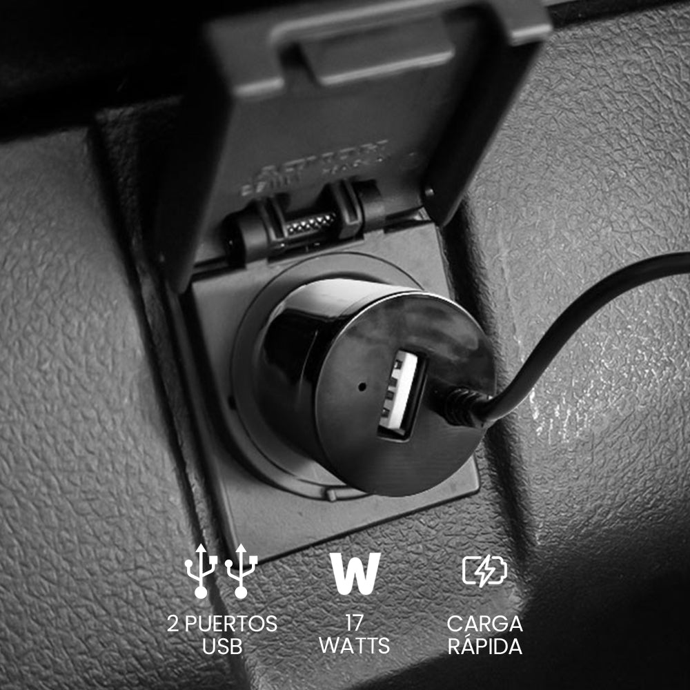 Vorago AU-303 cargador de dispositivo móvil Universal Negro Encendedor de puros Auto