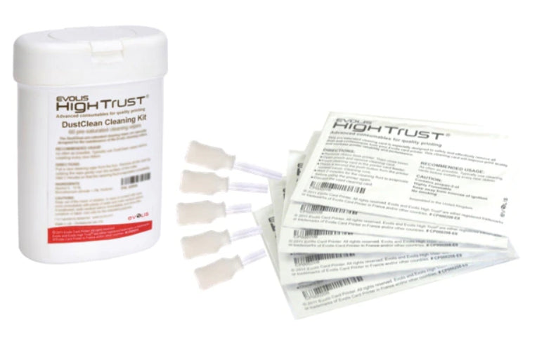 Evolis UltraClean Cleaning Kit Kit de limpieza de cabezal de impresión