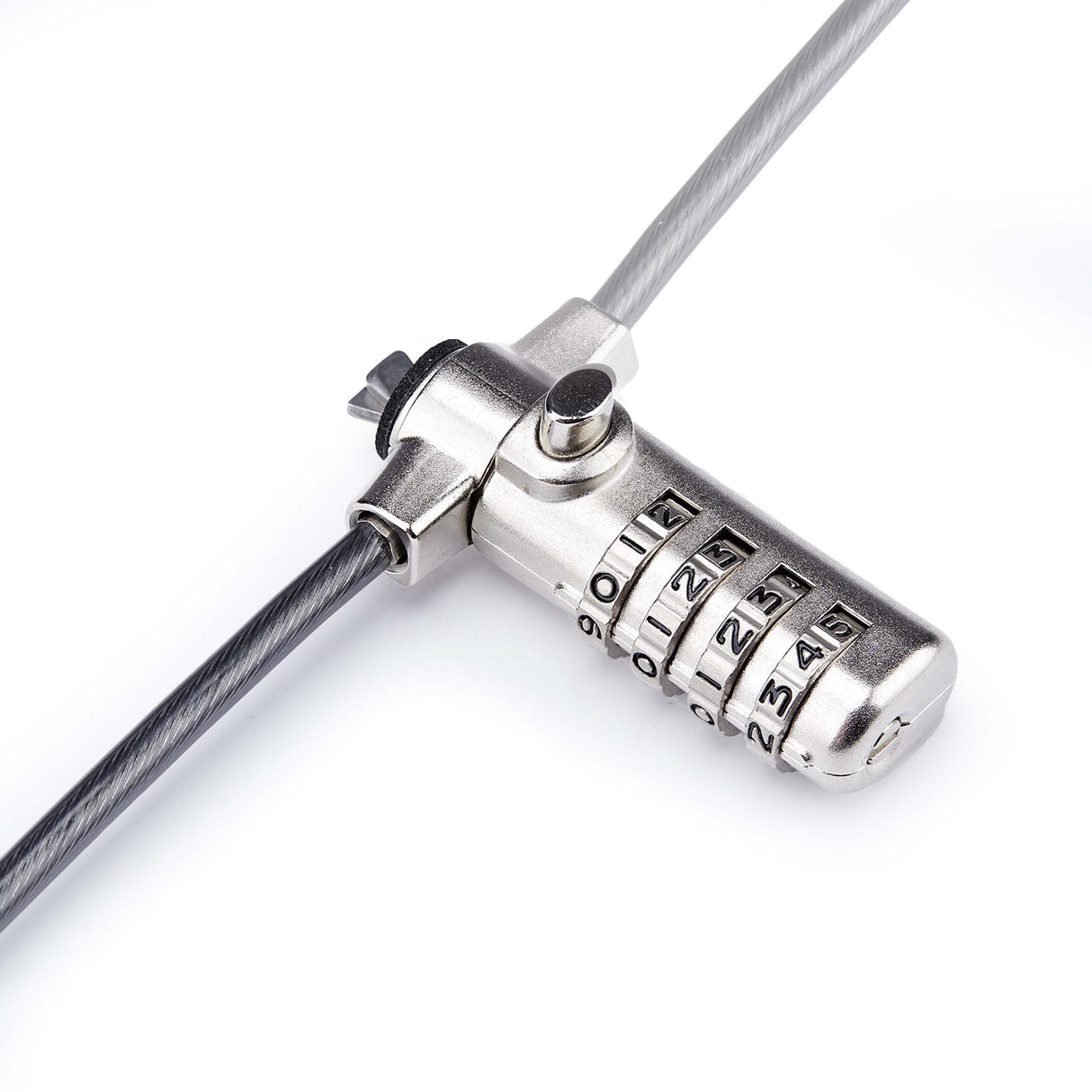 StarTech.com Cable de Seguridad Delgado de Portátil Compatible con K-Slot de 1,5m - Cable Antirrobo para Portátil con Ca