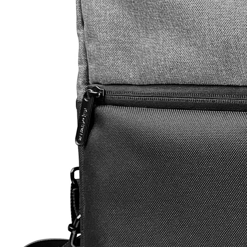 Klip Xtreme Classic Go 39.6 cm (15.6") Maletín portátil Negro, Gris, Tirante para hombro, 460 g