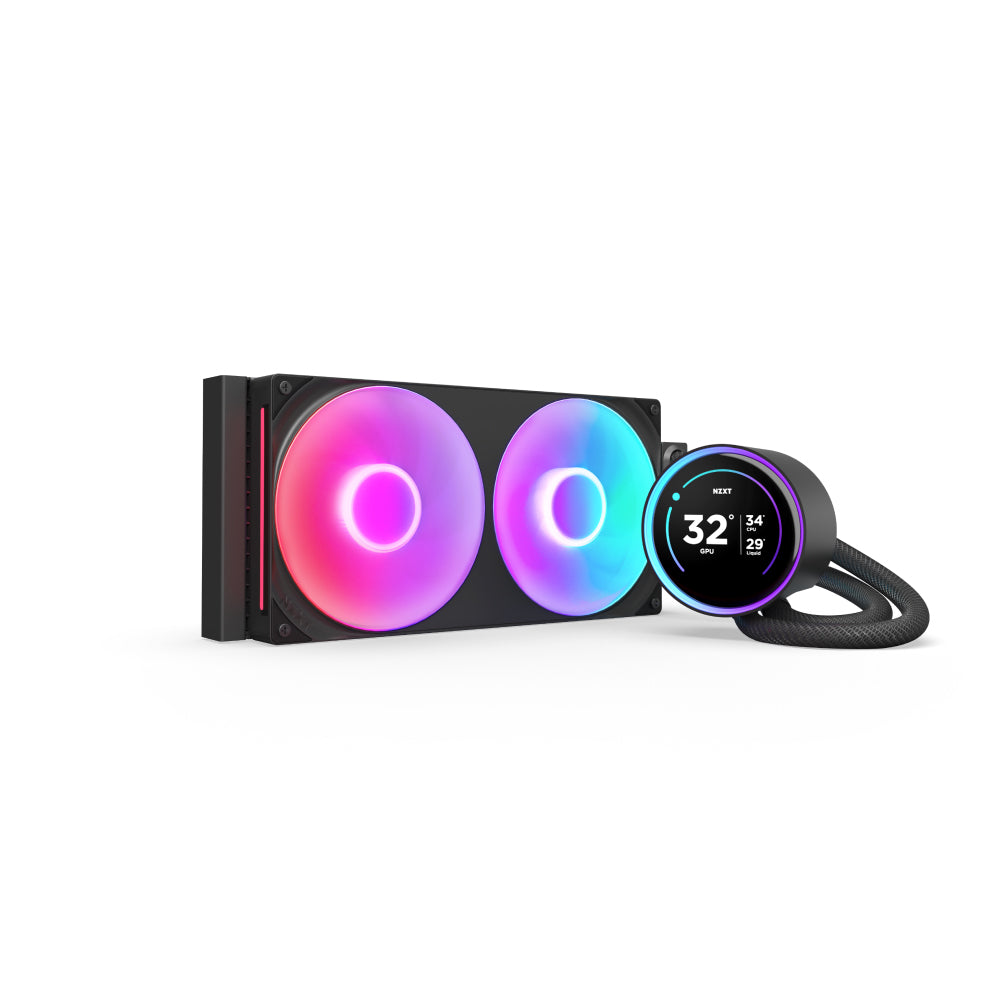 NZXT Kraken Elite 280 RGB Procesador Sistema de refrigeración líquida todo en uno 14 cm Negro 1 piez