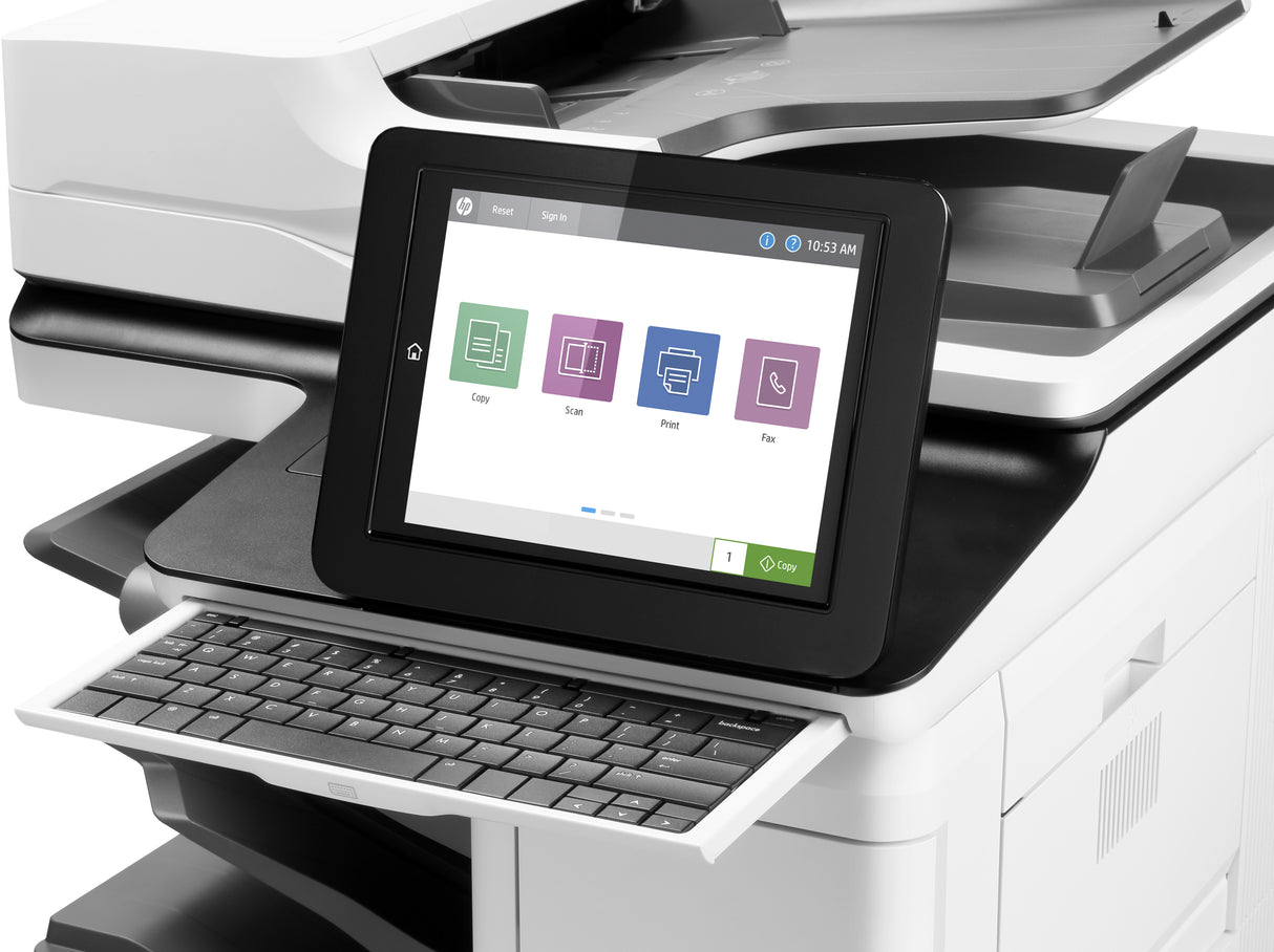 HP Color LaserJet Enterprise Flow LaserJet Enterprise M682z Conexiones inalámbricas Multifunction Color Impresora, Copiadora, escáner; Doble cara