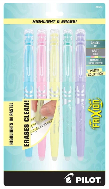 Pilot EMP-441 marcador 5 pieza(s) Punta de cincel Azul, Verde, Púrpura, Rosa, Amarillo, Multicolor, Blister
