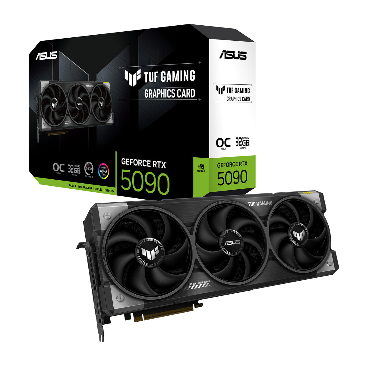 ASUS TUF Gaming TUF-RTX5090-O32G-GAMING tarjetas gráficas Si 21760 NVIDIA GeForce RTX 5090