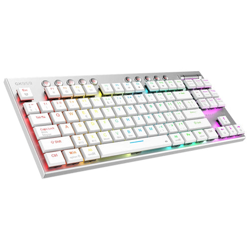 Teclado Gaming Balam Rush GK959, Retroiluminación RGB, 104 Teclas, Anti-Ghosting, Cable Trenzado, Negro