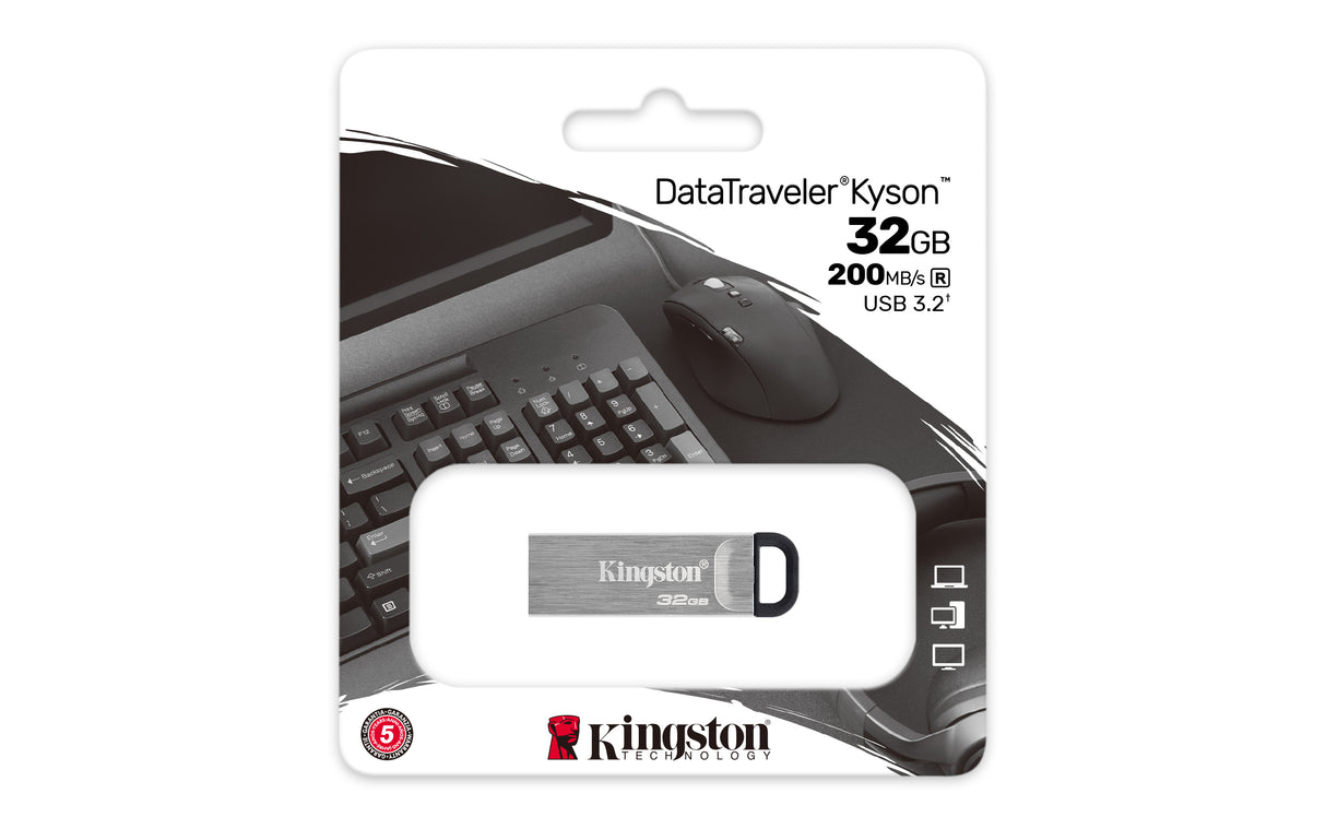 Kingston Technology DataTraveler Kyson Memoria Flash 32 GB USB tipo A 3.2 Gen 1 (3.1 Gen 1) 200 MB/s