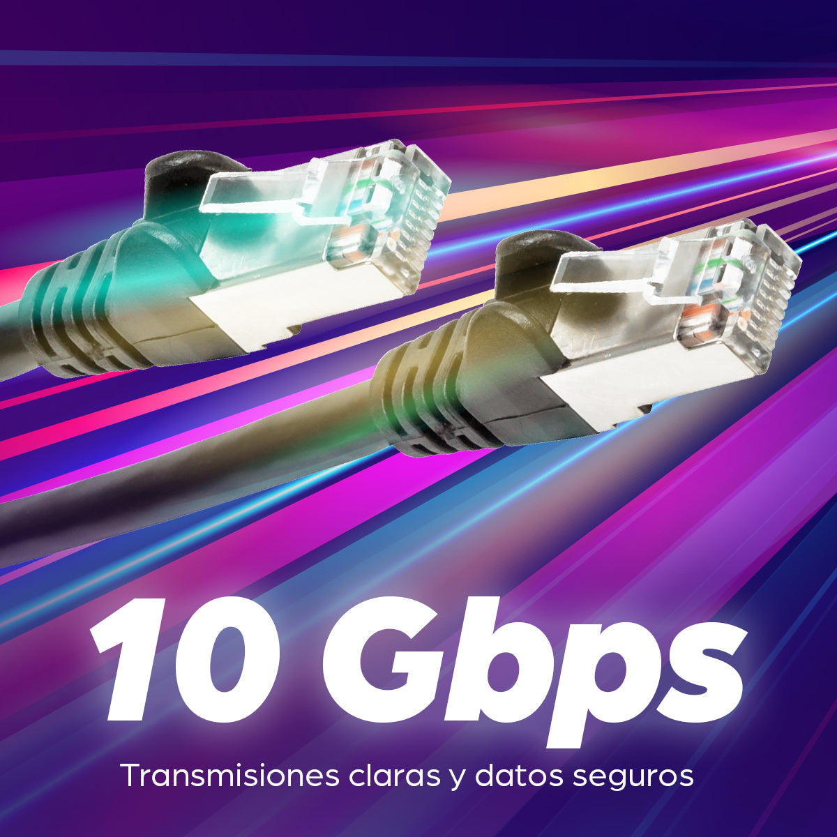 Intellinet Cable de Red Cat6a S/FTP, 2.1 m, Negro Cable Negro 2 m Cat6a S/FTP (S-STP)