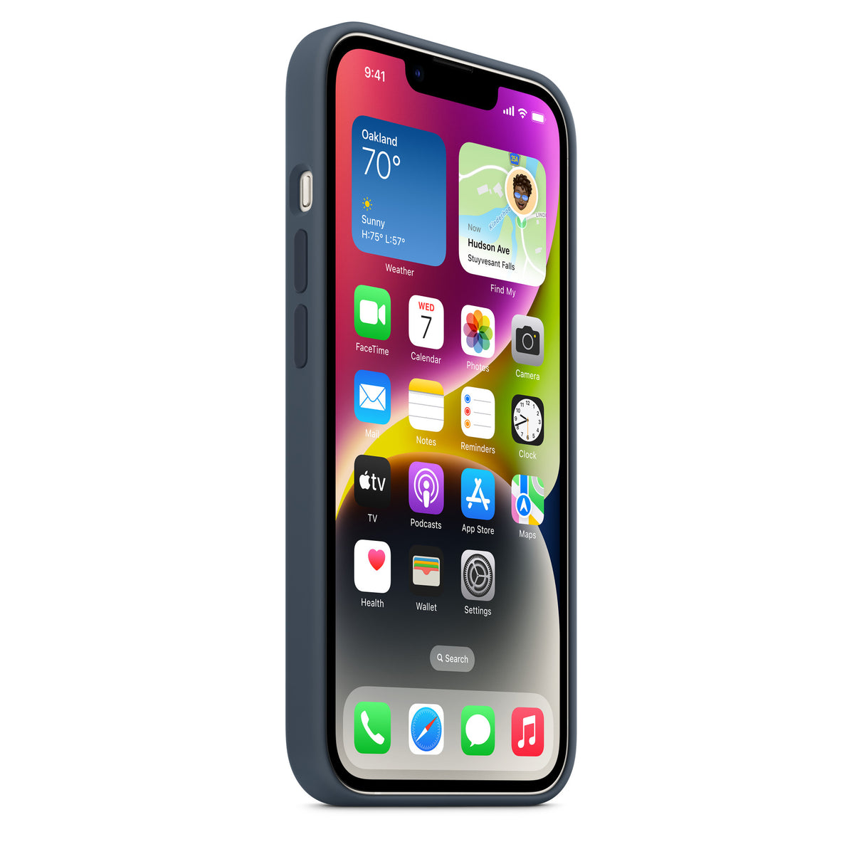 Apple MW5T3ZM/A carcasa para celulares 15.5 cm (6.1") Funda Marina, iPhone 14