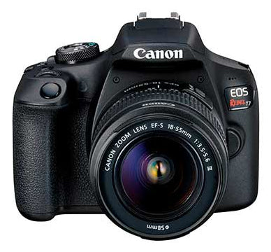 Canon EOS Rebel T7 EF-S 18-55mm IS II Kit Juego de cámara SLR 24.1 MP CMOS 6000 x 4000 Pixeles Negro, Full HD, 485 g