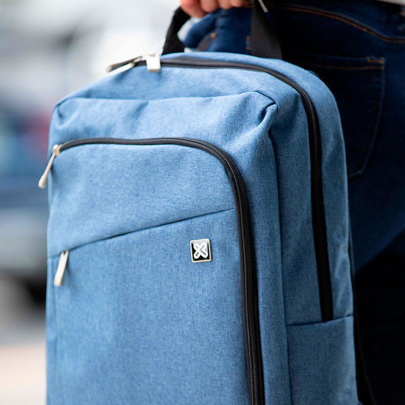 Klip Xtreme Indigo 39.6 cm (15.6") Mochila Azul, 690 g, KNB-416BL | Maletines para laptops