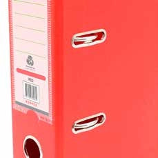 Techmakro KITCARP4RJ carpeta Cartón, Cloruro de polivinilo (PVC) Rojo Carta, Folder de archivo convencional, Mate, 650 h