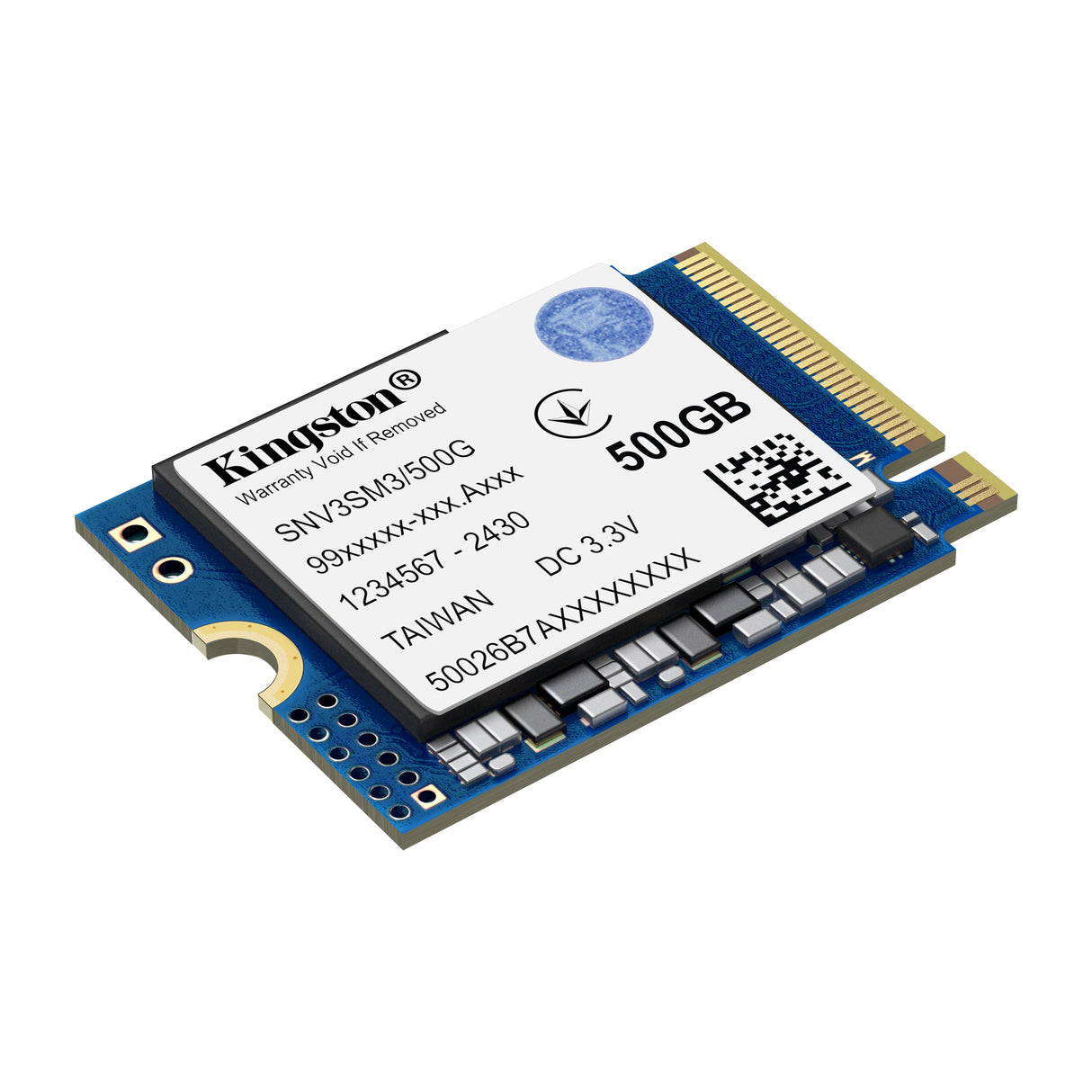 Kingston Technology 500G NV3 M.2 2230 NVMe SSD unidades internas de estado sólido 500 GB M.2 PCI Express 4.0 Si