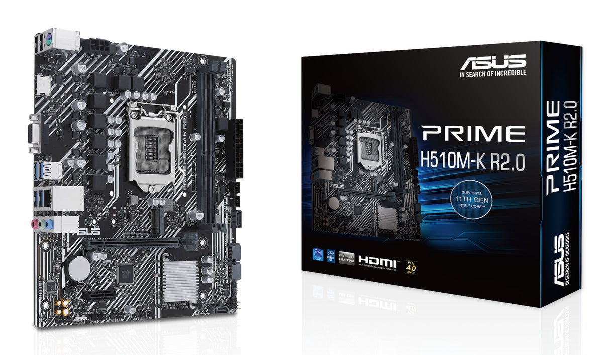 ASUS PRIME H510M-K R2.0 placas base Intel LGA 1200 (Socket H5) DDR4-SDRAM 2