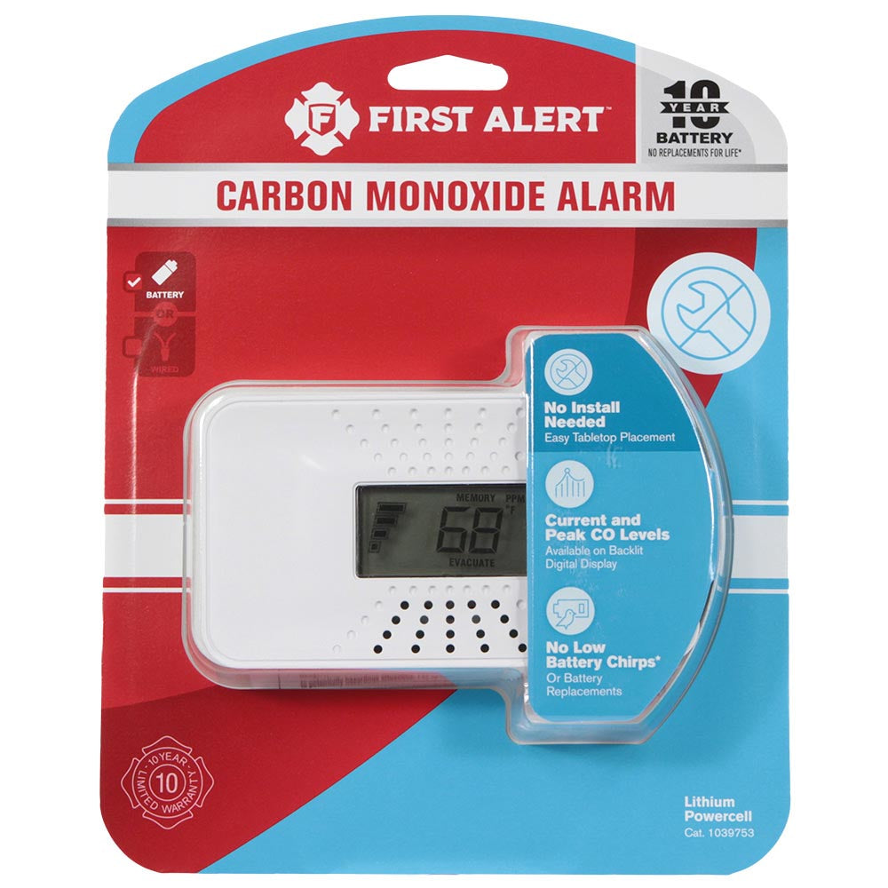 First Alert 1039753 detector de humo Detector de monóxido de carbono Inalámbrico