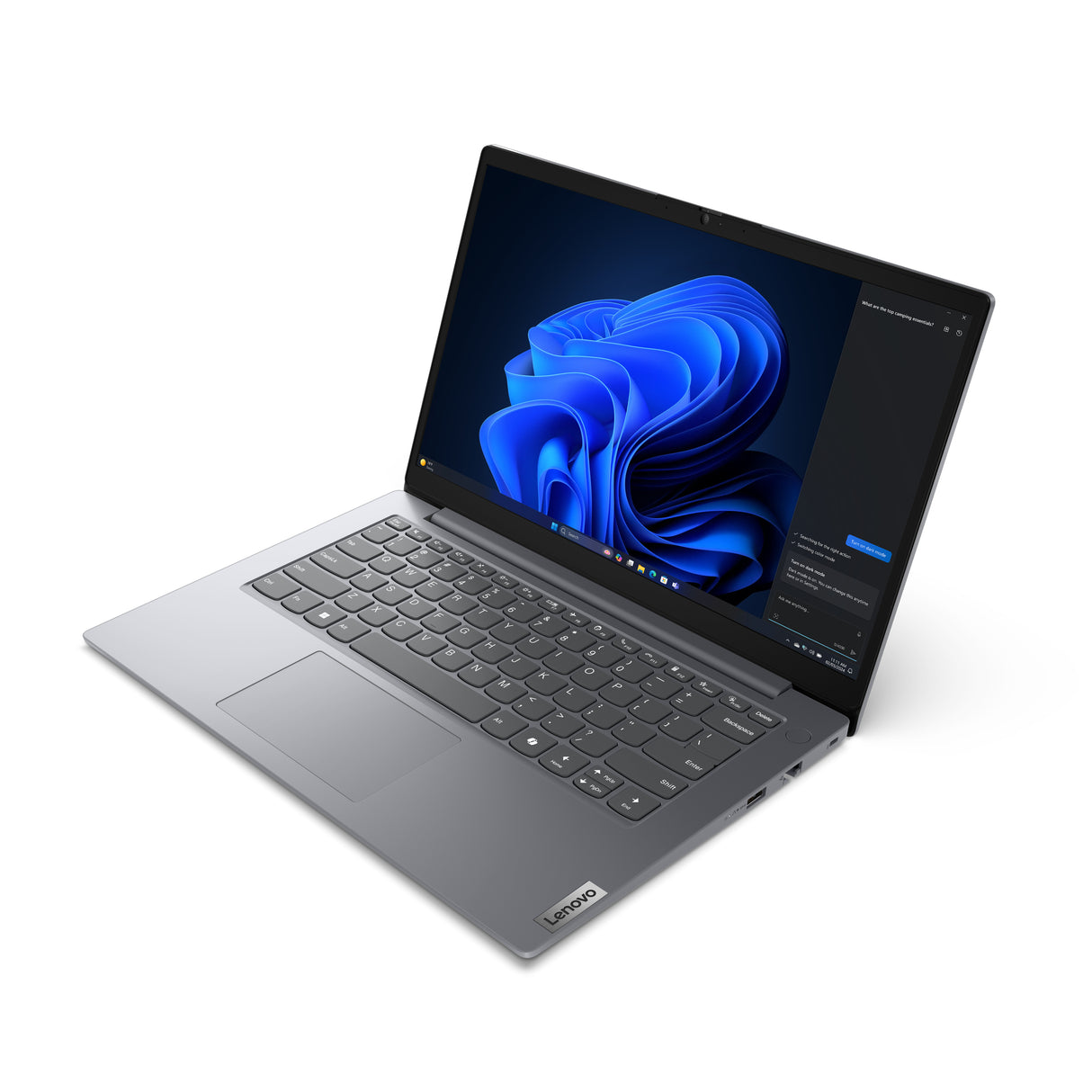 Lenovo V14 G5 IRL Laptop Luna Grey Portátil Gris Concha