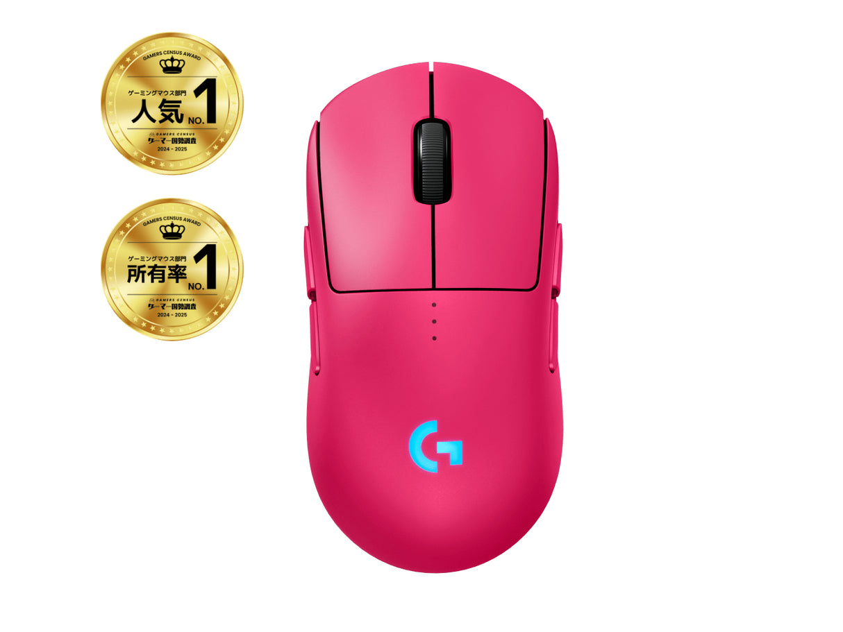 Mouse Logitech G PRO 2 Inalambrico Magenta