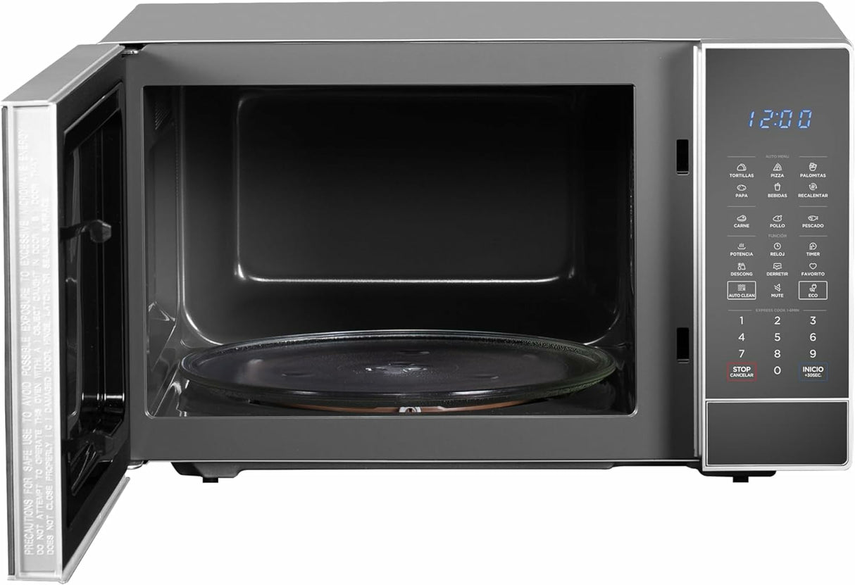 Midea MMDK14S2MG microondas Gris Solo microondas Mostrador 40 L 1000 W, Pantalla incorporada, LCD