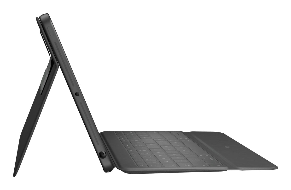 Logitech Rugged Folio Teclado QWERTY Apple {loc-value} Grafito