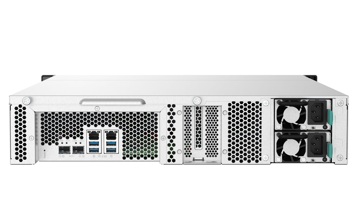 QNAP TS-1232PXU-RP NAS Bastidor (2U) Annapurna Labs Alpine AL-324 4 GB DDR4 0 TB QNAP Turbo System Negro