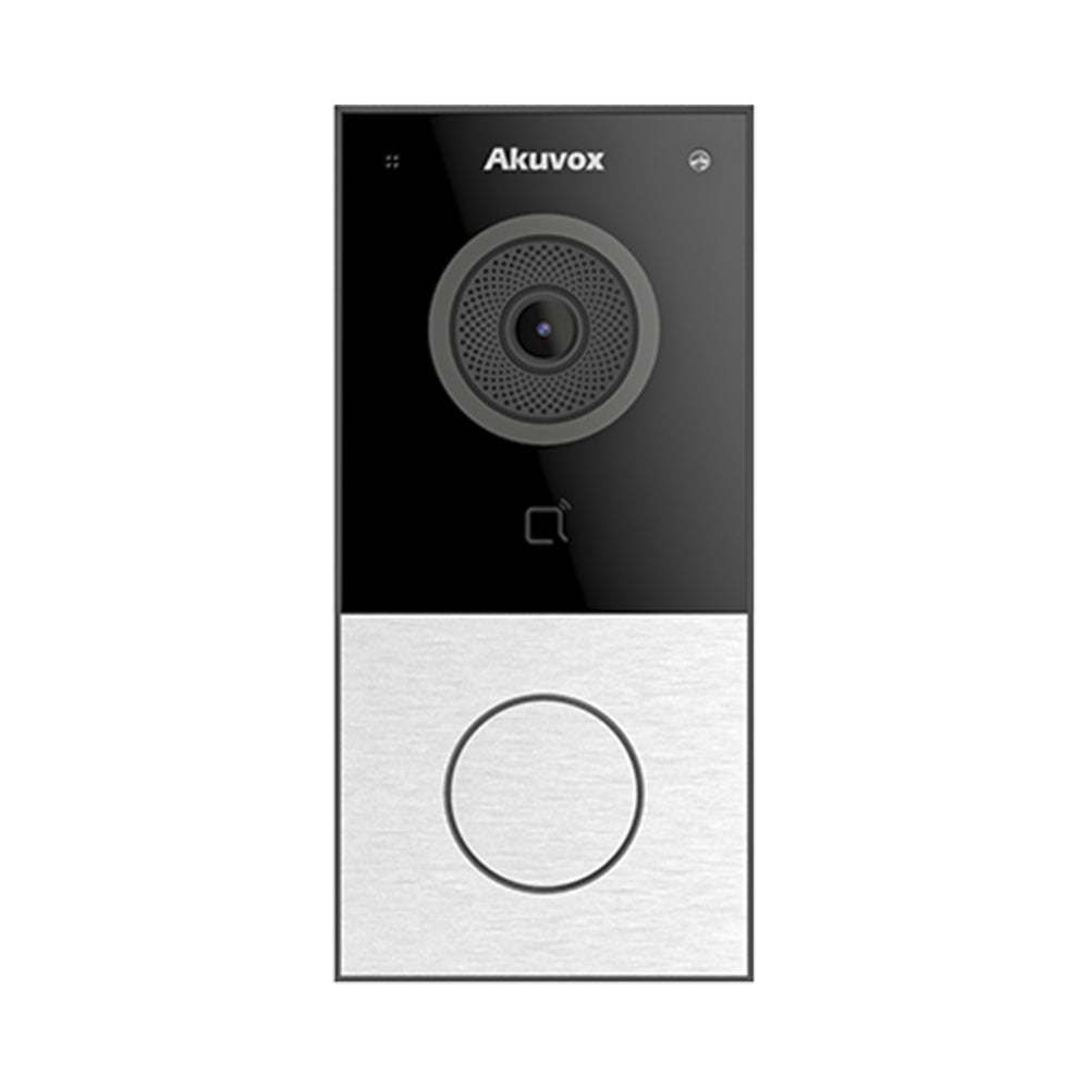 Akuvox E12W kit de timbre Negro, Gris