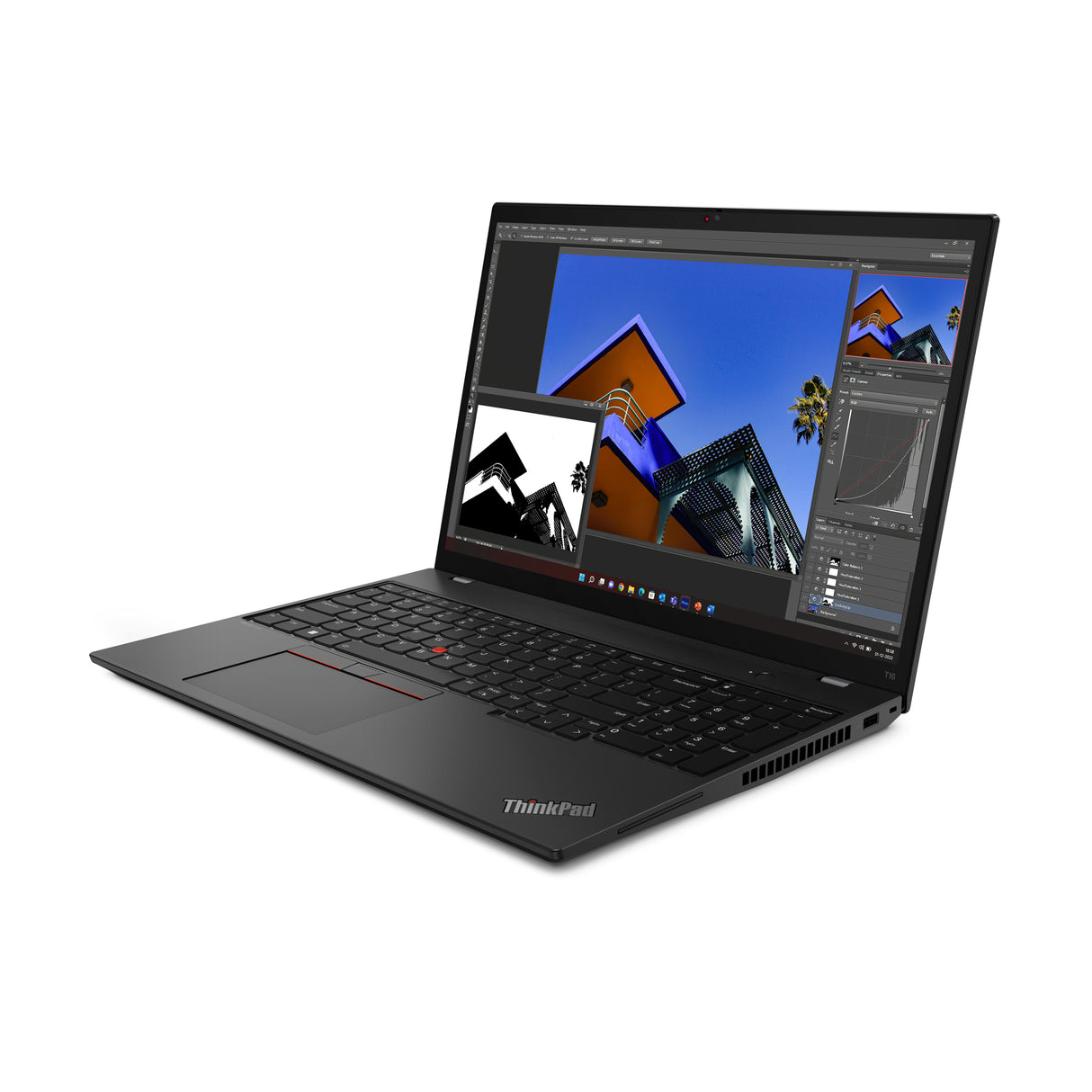Lenovo ThinkPad T16 Gen 2 (Intel) Laptop Thunder black Portátil Negro Concha