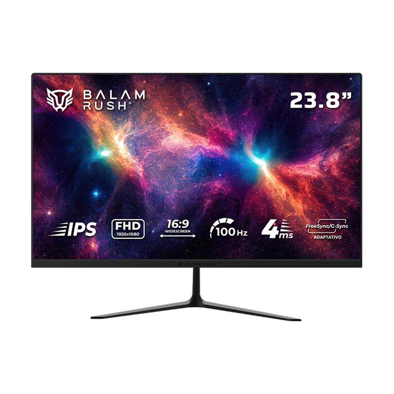 Monitor Balam Rush 23.8 IPS Nebula MNG24Y Legend Negro FHD plano 4ms 100Hz 1xHDMI 1xDP 1xaudio 3.5mm
