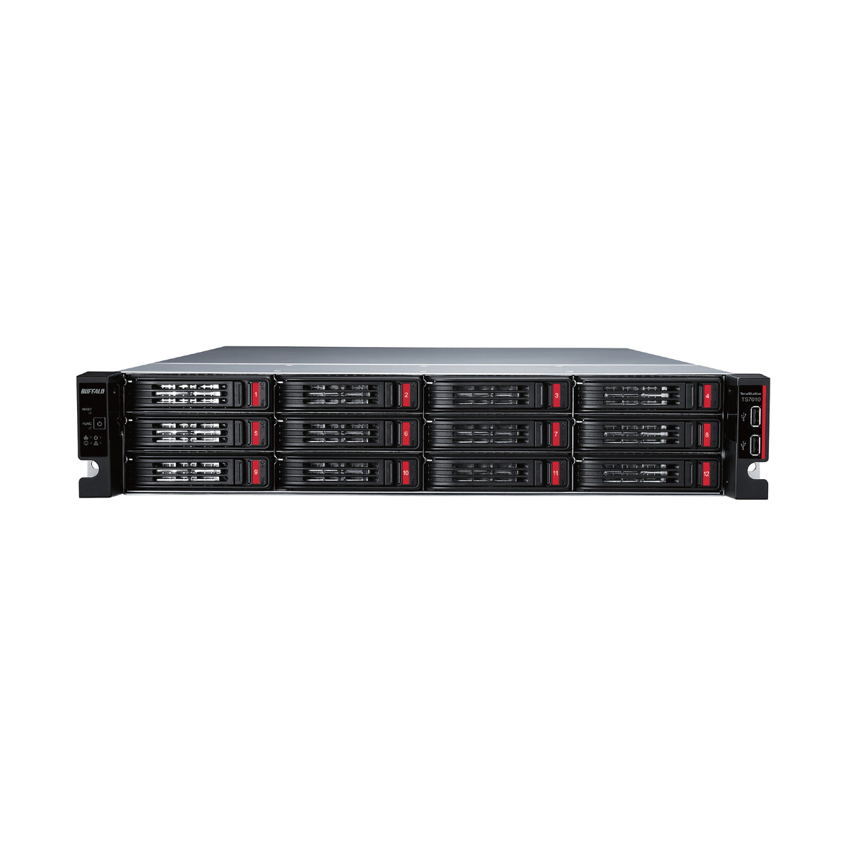 Buffalo TS71210RH24012 - Buffalo TeraStation TS71210 NAS Bastidor (2U) Intel® Xeon® 16 GB DDR4 240 TB Unidad de disco duro Negro, Gris