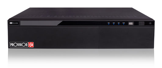 Provision-ISR NVR12-32800RFAN(2U) grabadora de vídeo en red (NVR) Negro, 32 canales, 1080p, H.264