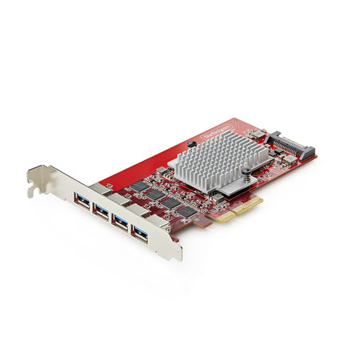 StarTech.com P10Q4A-USB-CARD Tarjetas y adaptadores de interfaz PCIe USB 3.2 Gen 2 (3.1 Gen 2) Si