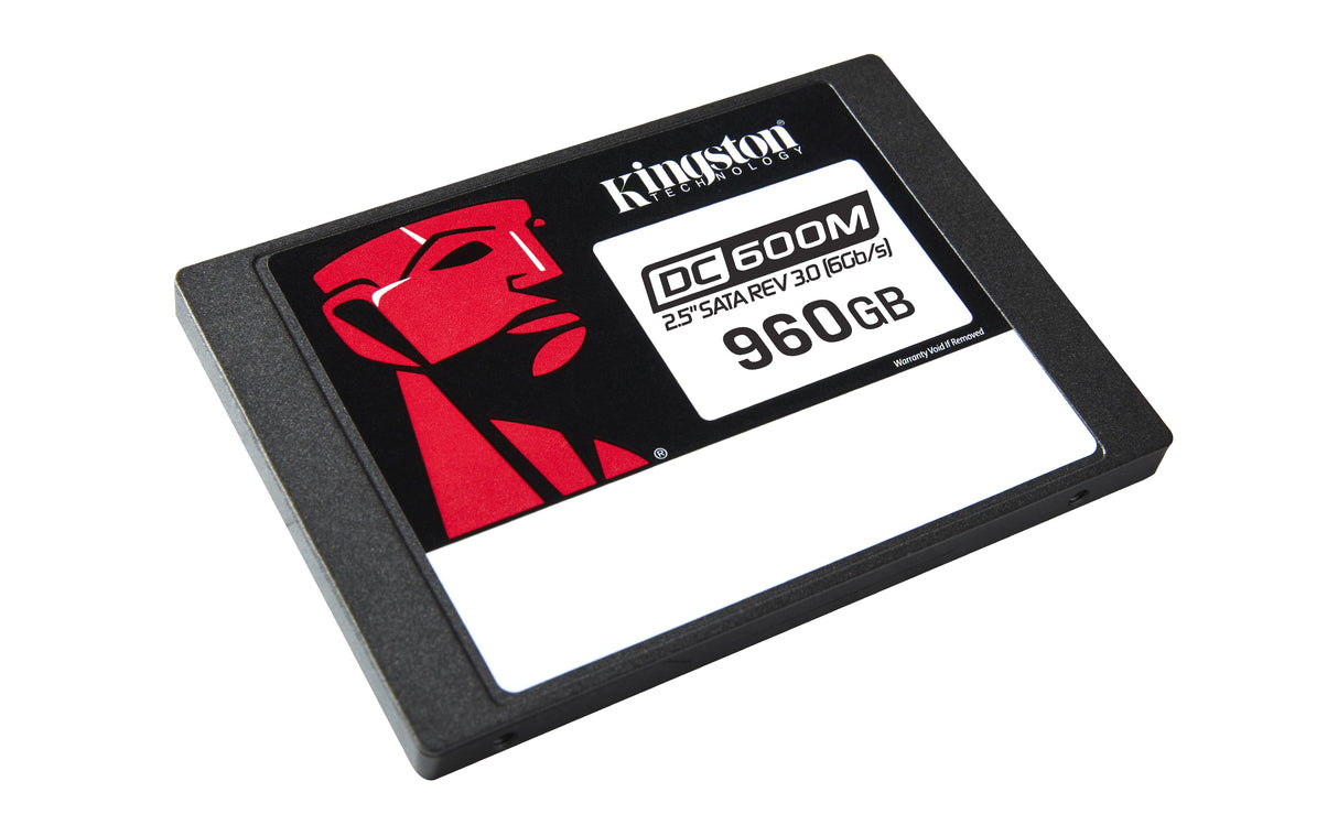 Kingston Technology Disco SSD DC600M SATA Enterprise (uso mixto) de 2,5” y 960 G unidades internas de estado sólido 960 GB 2.5" Serial ATA III 3D TLC NAND
