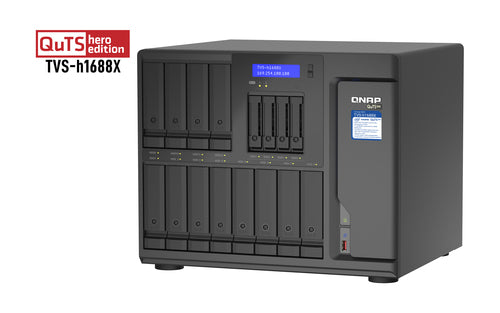 QNAP TVS-h1688X Servidores NAS y de almacenamiento No 0 TB Intel® Xeon®