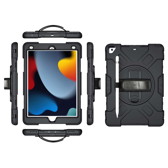 Manhattan 996501 fundas para tablets iPad 10.2" (8th + 9th generation) 25,9 cm (10.2") Carcasa rígida Negro