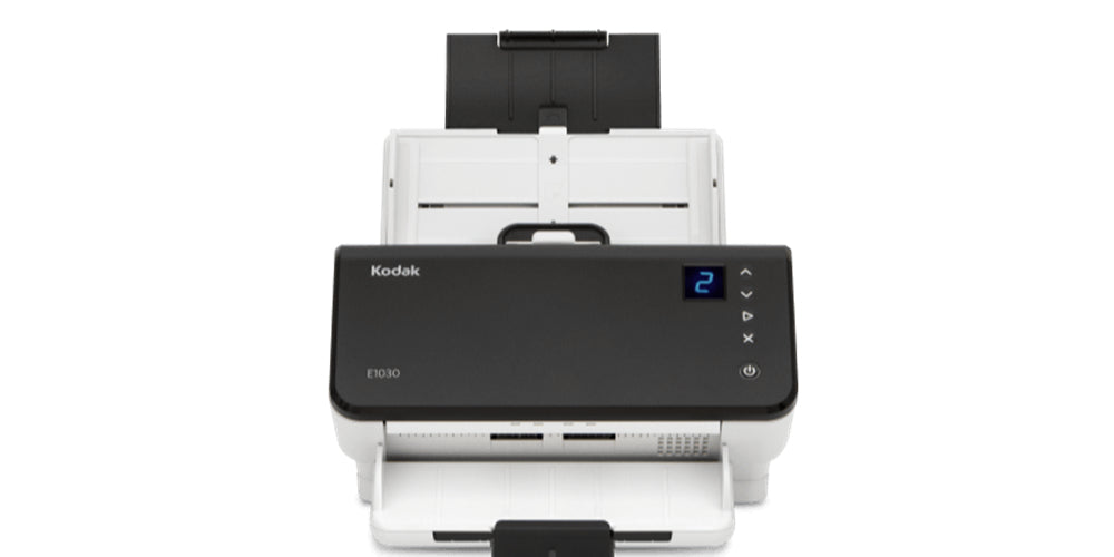 Kodak E1030 Escáner con alimentador automático de documentos (ADF) 600 x 600 DPI A4 Negro, Blanco