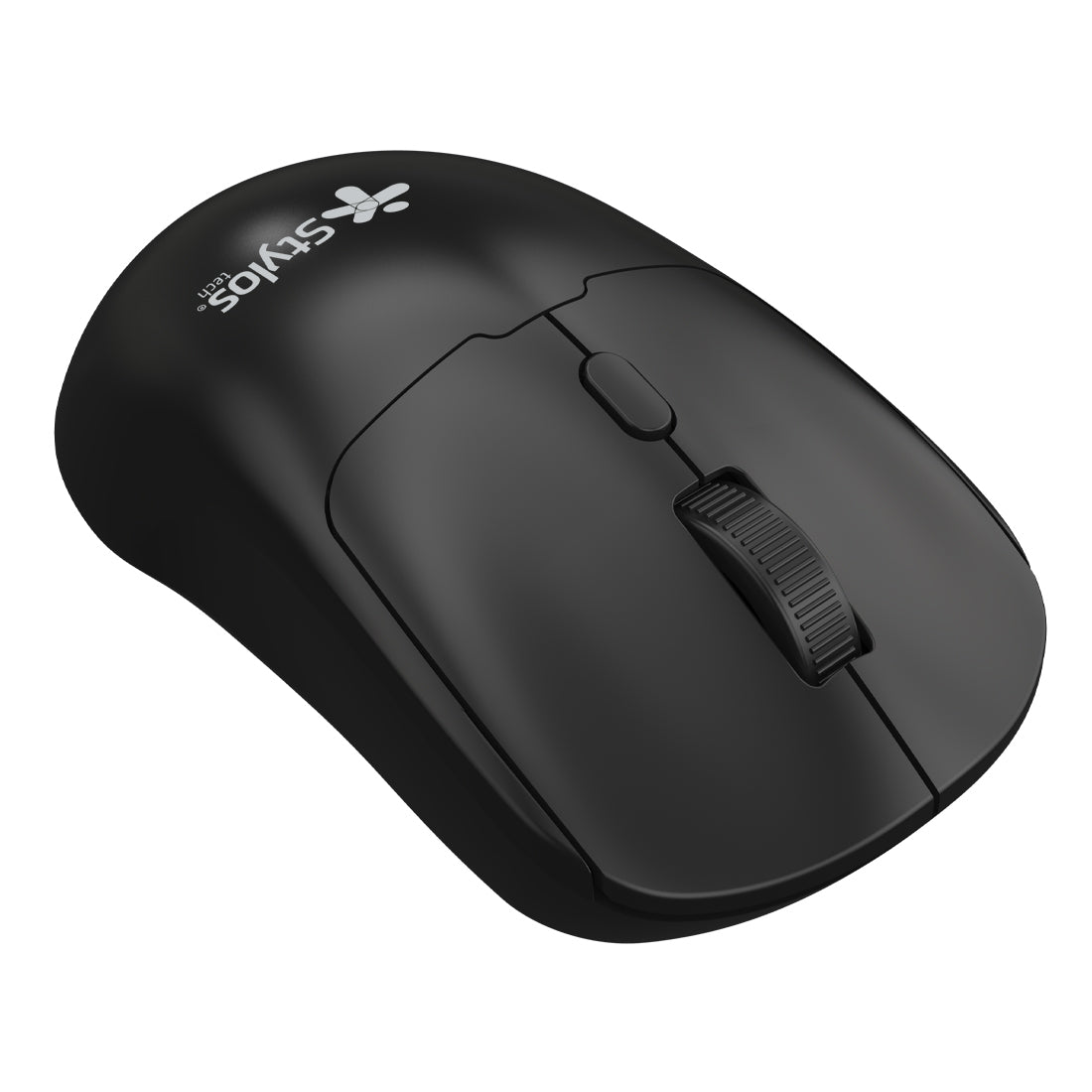 Mouse Inalambrico Recargable Stylos 1,600 Dpi 3 Niveles 4 Botones Conexion USB Nano 2.4Ghz Negro