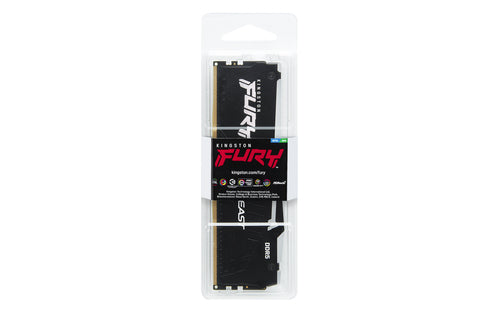 Kingston Technology 32GB 5600MT/s DDR5 CL40 DIMM FURY Beast RGB Módulos de memoria 32 GB 1 x 32 GB 0 - 85 °C