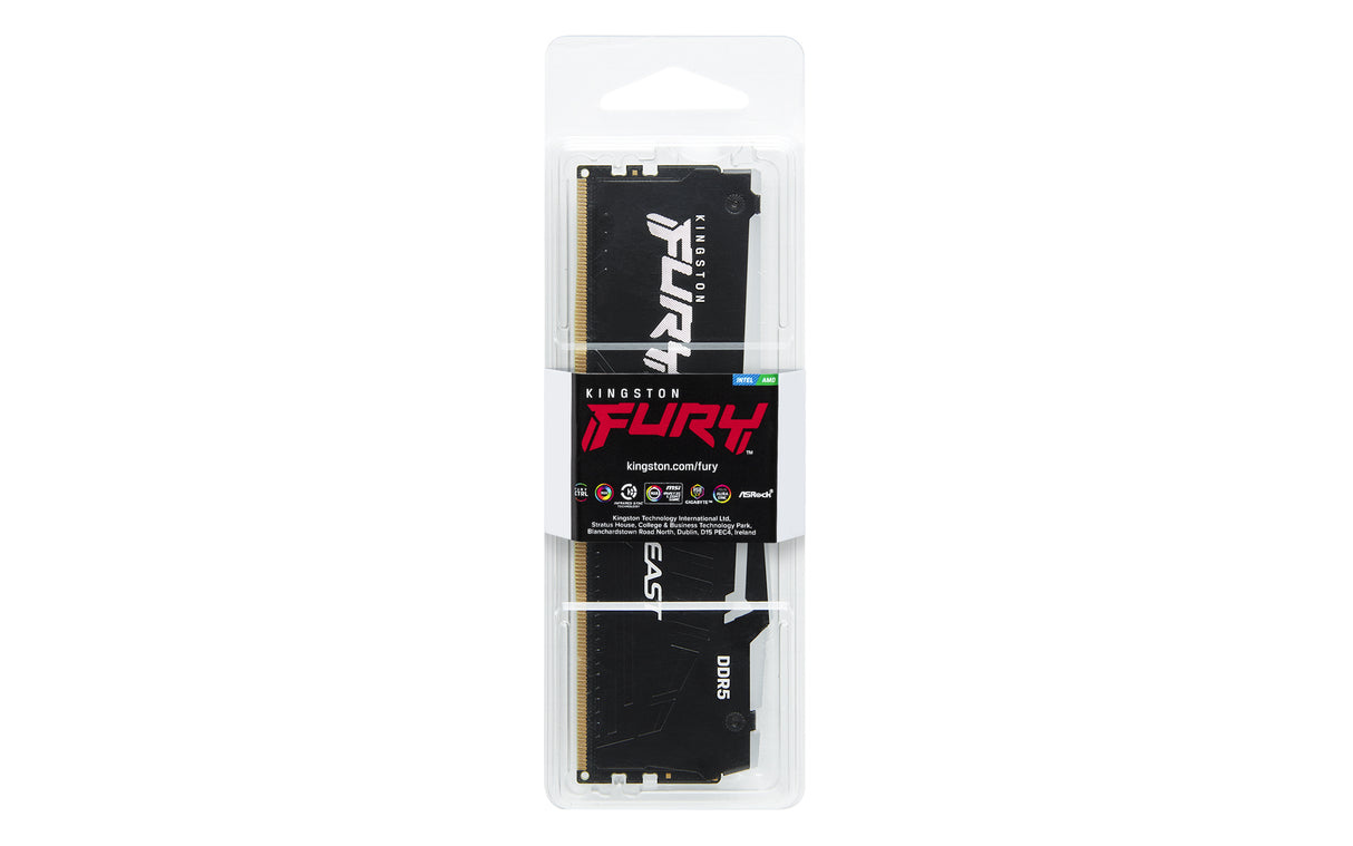 Kingston Technology 16GB 6000MT/s DDR5 CL30 DIMM FURY Beast RGB EXPO Memoria RAM Si 30 16 GB 1 x 16 GB