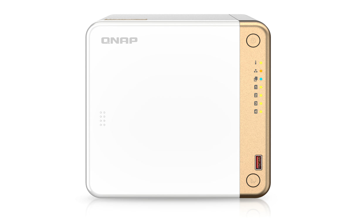 QNAP TS-462-4G Servidor 0 GB Serial ATA III 3.5,M.2,2.5 cm (3.5,M.2,2.5") 2