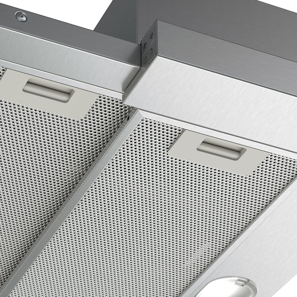 Whirlpool WHT9030S campana Semintegrada (extraíble) Gris