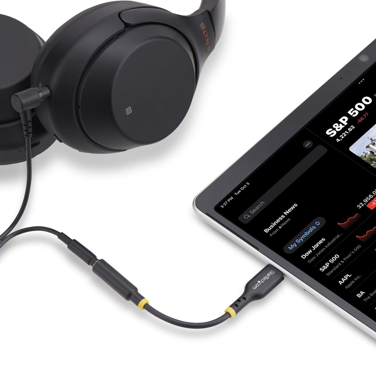StarTech.com Adaptador de Audio USB-C a 3,5mm TRRS Minijack - Adaptador de Audio USB Tipo C para Auriculares con Micrófo