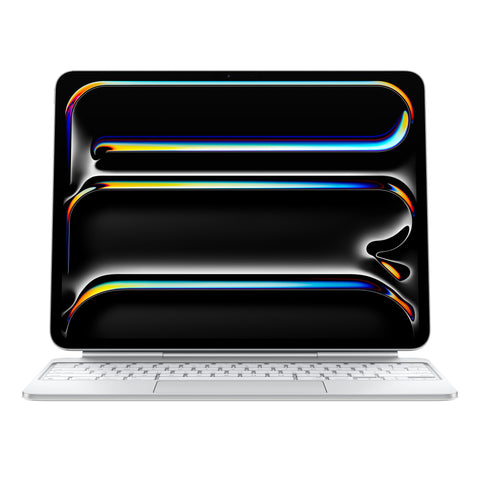 Apple Magic Keyboard para el iPad Pro de 13 pulgadas (M4) - Español (América Latina) - Blanco, QWERTY, Trackpad, Interru