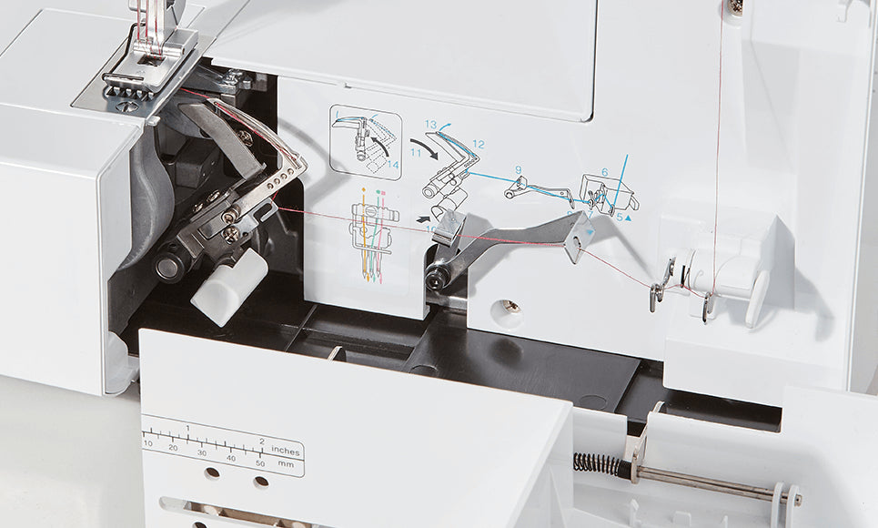Brother CV3440 máquina de coser Máquina de coser Overlock Mecánico