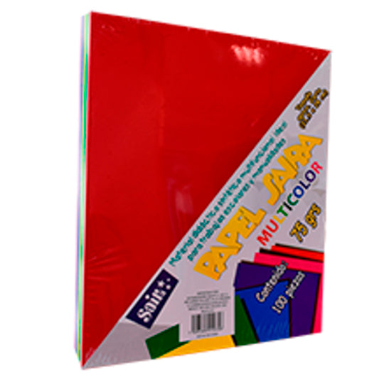 SAJOR 106606 papel para impresora de inyección de tinta 100 hojas Multicolor