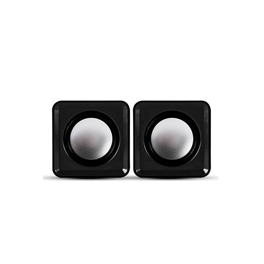 T2GO TG-B46952 altavoz portátil y para fiesta Altavoz portátil estéreo Negro 3 W, Alámbrico, Cubo, Computadora de escritorio / computadora portátil