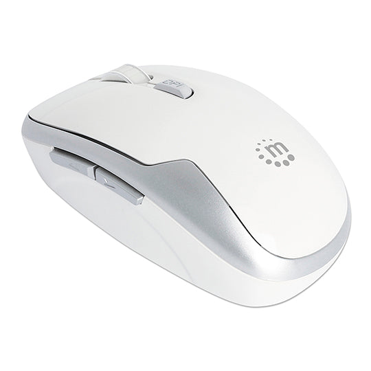 Manhattan MOUSE OPTICO INALAMBRICO 6 BOTONES DIESTRO 2.4G BLANCO - Integradores de PC's