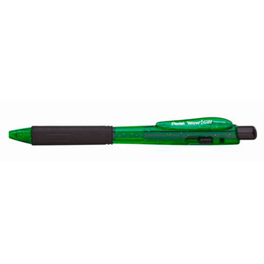 Pentel WOW! Medio Verde 1 pieza(s), Transparente, Alrededor, Ambidiestro
