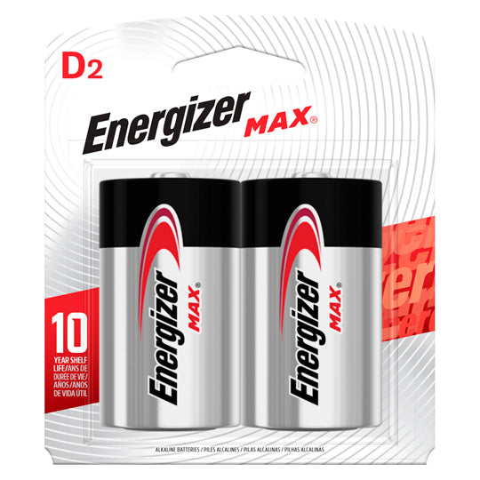 Pila Alcalina Energizer D blíster con 2
