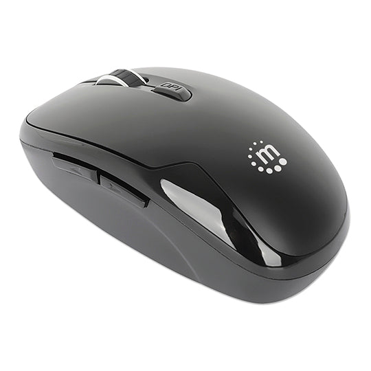 Manhattan MOUSE OPTICO INALAMBRICO 6 BOTONES DIESTRO 2.4G NEGRO - Integradores de PC's