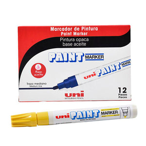 Marcador permanente UniPaint punta bala