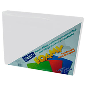 Foamy saira tamaño carta blanco 24 pie