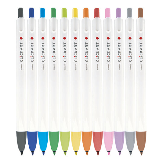 Zebra 4019-76 marcadores 12 pieza(s) Punta fina Colores surtidos Plástico